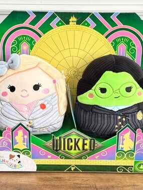 NEW Wicked Squishmallows Glinda & Elphaba 5" Plush Set NWT Target Exclusive Toys